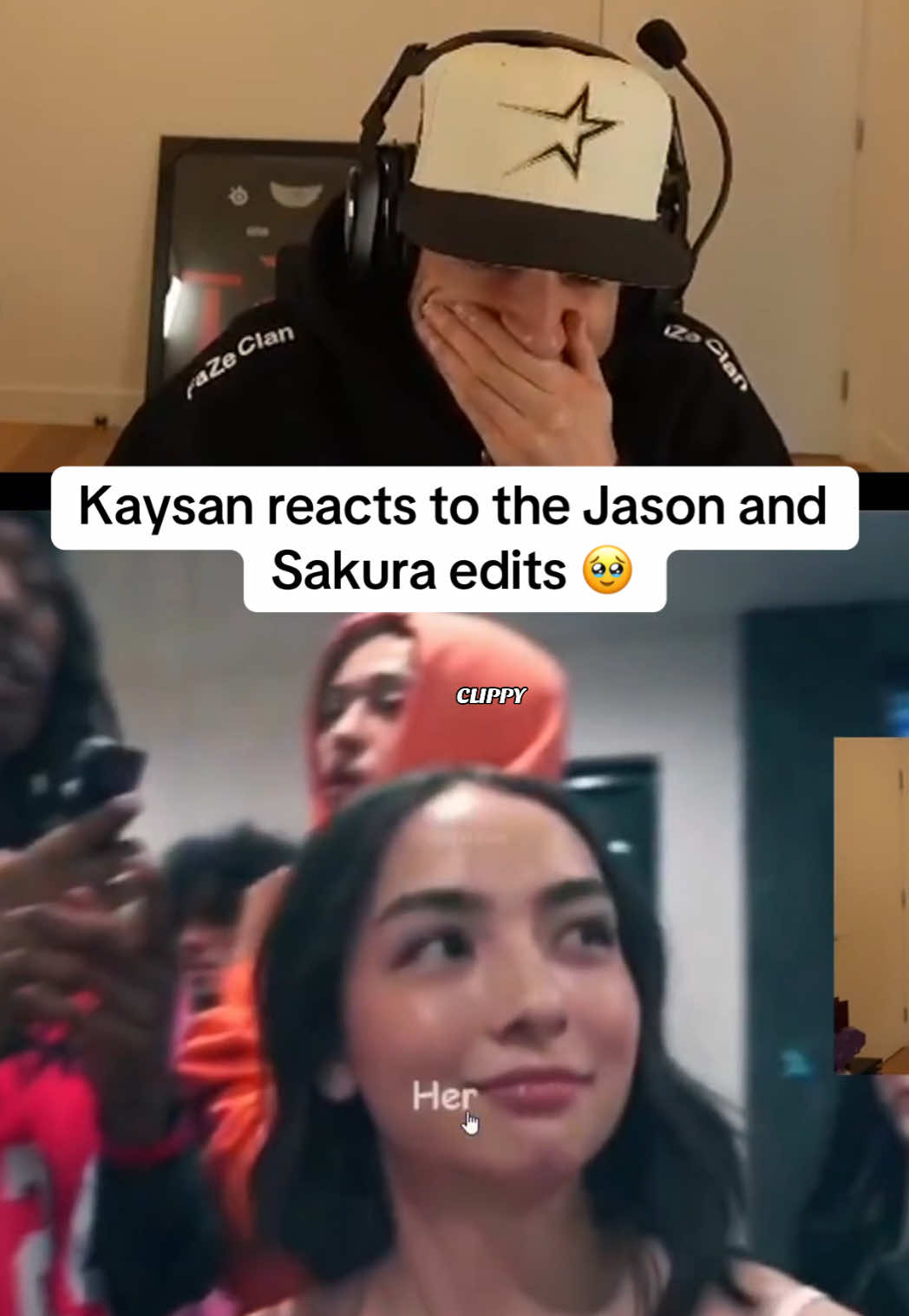 Kaysan reacts to Jason and Sakura edits 🥹 #fyp #faze #jasontheween #sakura #jakura #kaysan #unc 