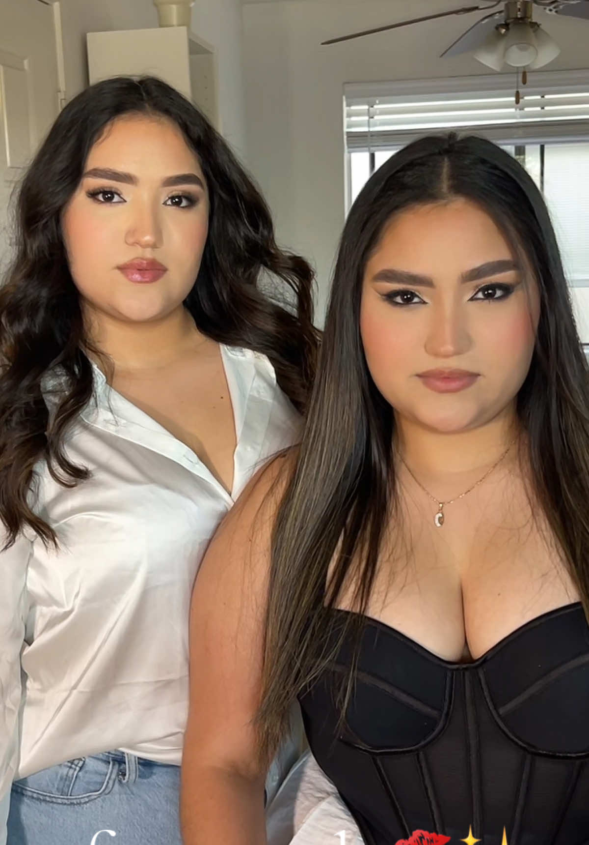 Twins 💄 Social para estas dos hermosas gemelas❤️ Gracias por su confianza mis niñas✨ #birthdaymakeuplook #makeupartist #twinsisters #beauty 