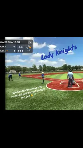She was a fairy!!! One of the players walk up song and the ump and I couldn’t resist! lol love making the girls laugh and smile!! 😊 #softball #fairy #10U #LadyKnights 