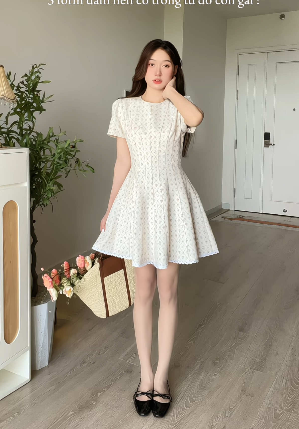 Nhẹ nhàng xíu nè 🫶🏻✨ #OLV #OOTD #đầm #váy 