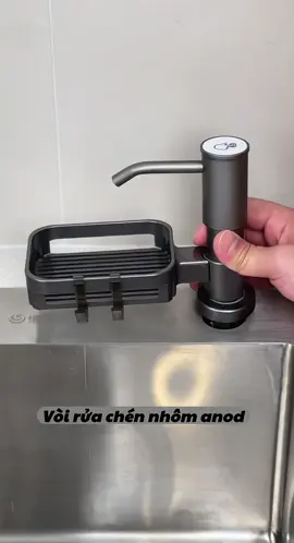 Vòi Hút Nước Rửa Chén Bát Nâng Cấp Nhôm Anod Và Nhựa ABS Mạ Chrome Nano Xám Kèm Giá Để Đồ Và Ko Giá Kèm Móc Treo#dogiadungtienich #hot #thinhhanhtiktok #xuhuong #lenxuhuong #hottrend #thinhhanh #thinhhanhxuhuong #xuhuongtiktok 