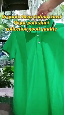 Organic Mens Cotton Lined Pique polo shirt collection #goodquality #bestseller 