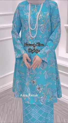 Cantiknye kurung riau warna blue sky ni..Sesuai di gayakan ke tempat  kerja , kenduri✨✨ #bajukurung #kurungriau #bajukurungriau #kurungcantik #kurungriaumoden #meliadesign 