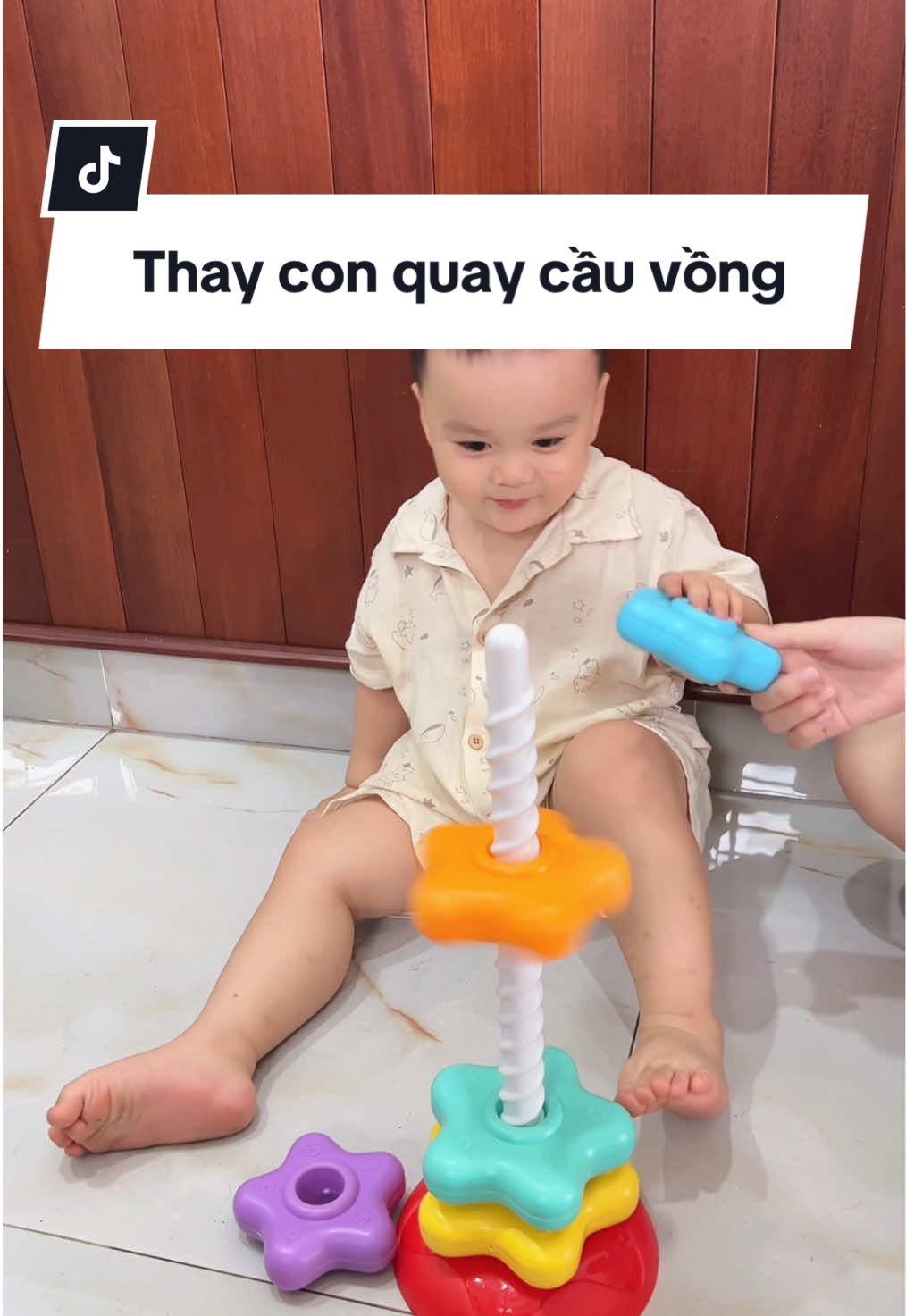 Tháp con quay cầu vồng, con thấy là mê, dễ chơi dễ ghiềnnnn #dochoitritue #dochoithongminh #dochoitreem #thapconquay #thapxoaycauvong #dochobe #mebimsua #mevabe #tomhandsome  @Tom handsome 👶🏻  @Tom handsome 👶🏻  @Tom handsome 👶🏻 