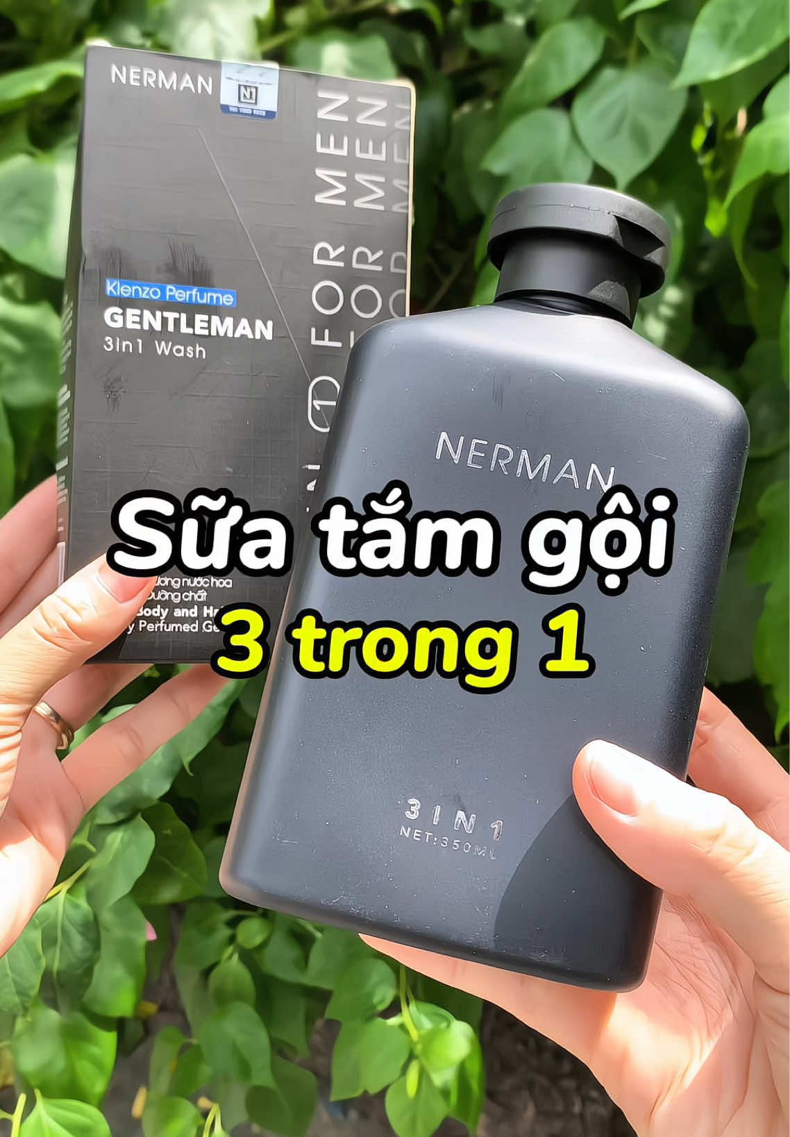 Sữa tắm gội 3 trong 1 Nerman #suatamgoi #nerman 