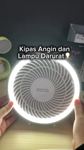 Kipas + lampu emergency yang Recomended bgt buat semua kalangan💡😍 #kipasemergency #lampuemergency #lampuemergencyled #lampuemergencymurah #kipaslampuemergency #krisbow 