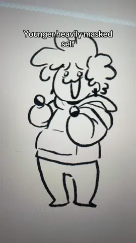 Ok a vERY EENSIE VID but this audio reminds me of how I feel about my old self- BUT I’m trying my best to learn that they are also a part of me- I was heavily masked at that age- and not well- so I don’t like looking at that old part of me 💔 #maskedvsunmasked #growingup #sona #sonaovertheyears #myart #artistsoftiktok 