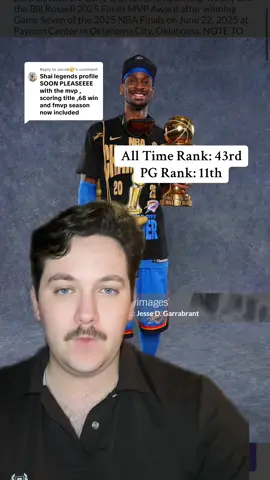 Replying to @Jacob😮‍💨 SGA’s all time rank #NBA #sga #okcthunder 