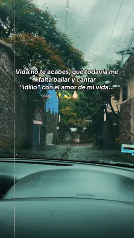 Vida no te acabes, que todavía me falta bailar y cantar 