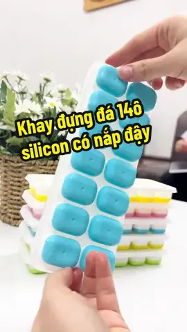 Khay đựng đá 14ô silicon có nắp đậy #khaydungda #khayda #khaydasilicon ##khayda #khaydasilicon #khaydathongminh #loan_xjnh #viral #xuhuong #giadung 