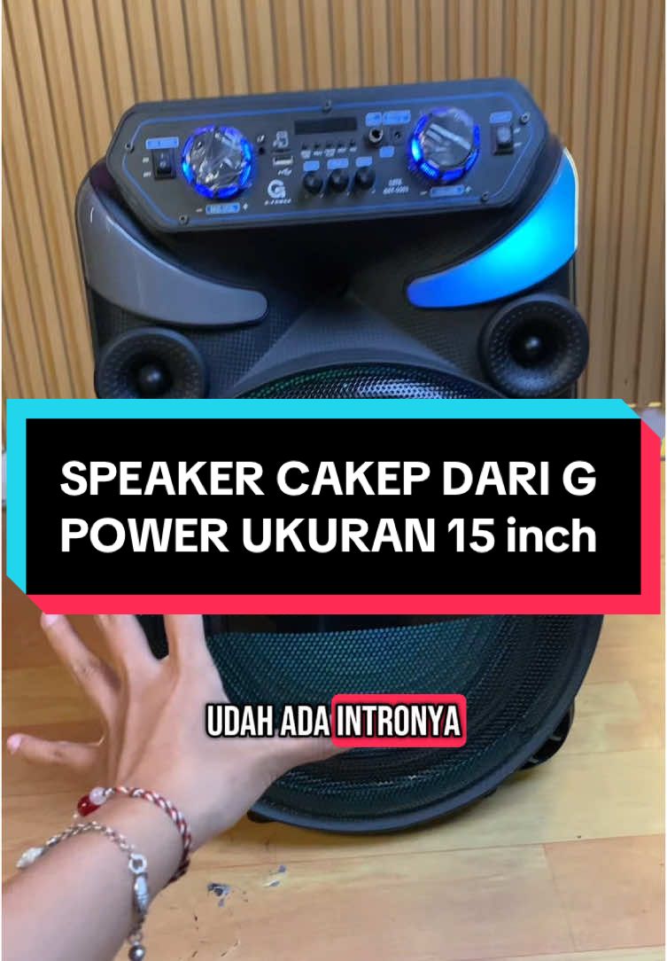 Masih dengerin speaker dari hp? Nih mending pakai speaker dari Gpower 15 inch  #gpower #15inch #speakerbluetooth #speakerbluetoothmurah 