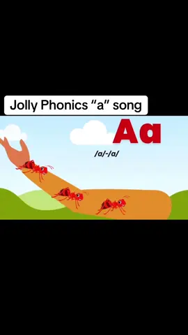 Jolly phonics “a” song.  Phonics is fun with songs💃🏾💃🏾.#phonics #kindergarten #fypシ゚ #foryoupageofficiall❤️❤️tiktok #toddlerreading #school #readingtipsforparents #school #alphabetsounds #jollyphonics #learningisfun #kidsoftiktok 