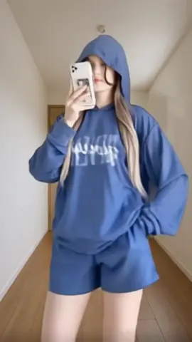 hooded long sleeve terno is now available. check the yellow basket for more colors.