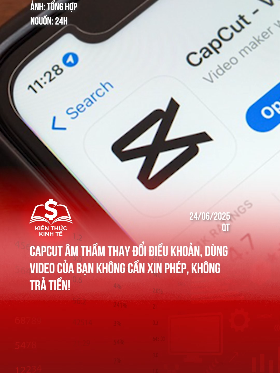 Ý ĐỒ CỦA CAPCUT LÀ GÌ? #theanh28 #kienthuckinhte28 #tiktoknews #capcut