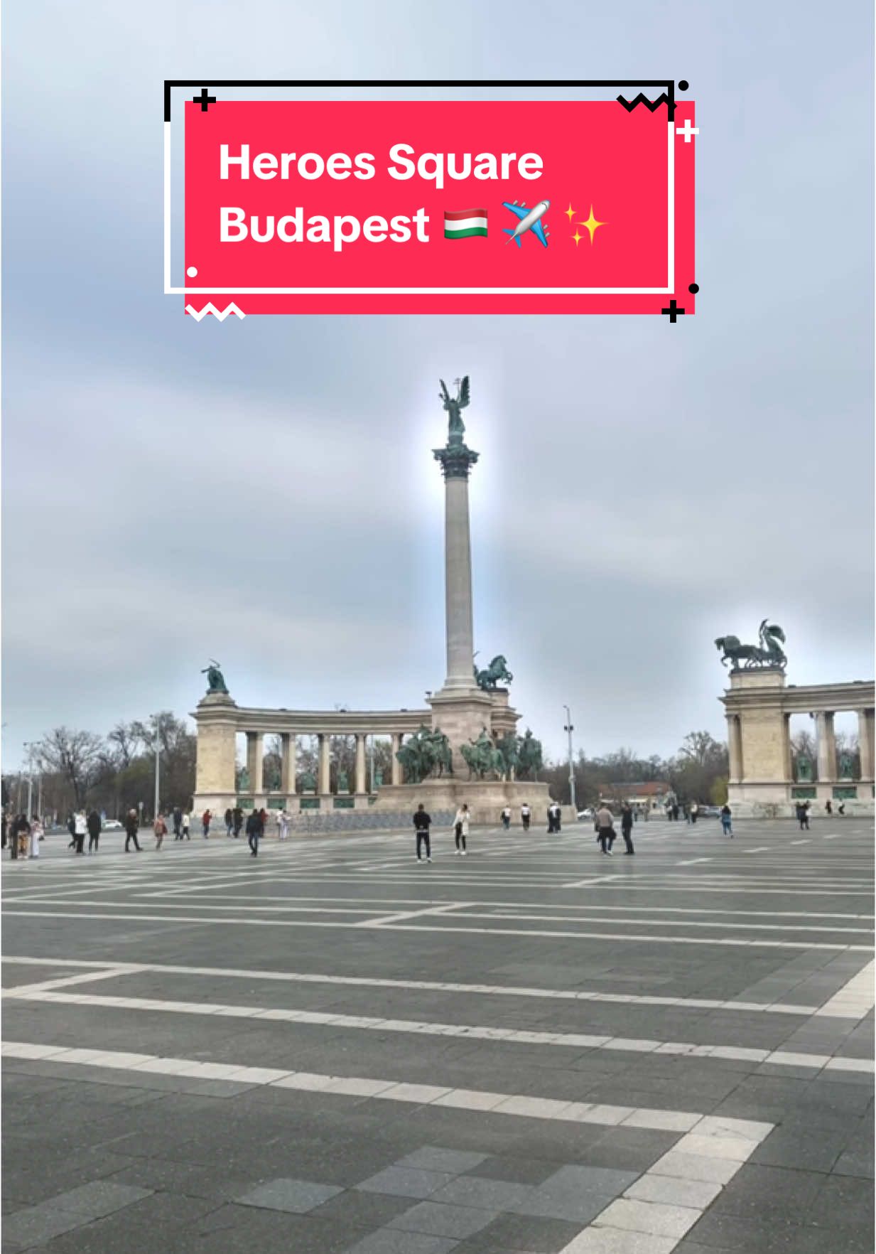 Heroes Square Budapest 🇭🇺 ✈️ ✨ #heroessquare #herosquarebudapest #budapest #hosoktere 