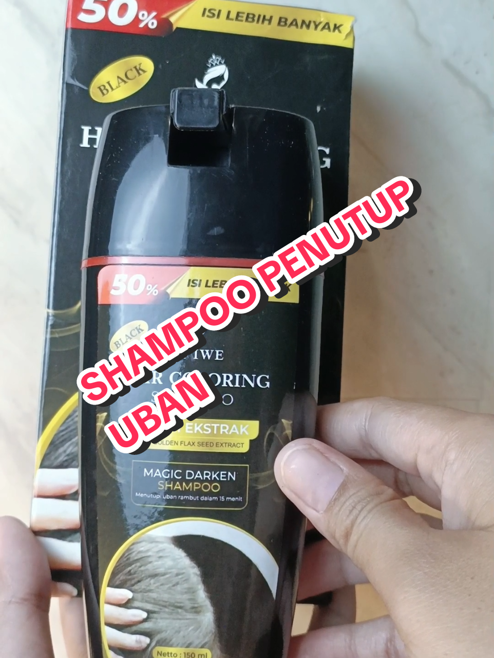shampoo penutup uban, menutup uban lebih cepat dan praktis #semiruban #semirrambut #pewarnarambut #myiwe #myiwehaircoloring #myiwehaircoloringshampo 