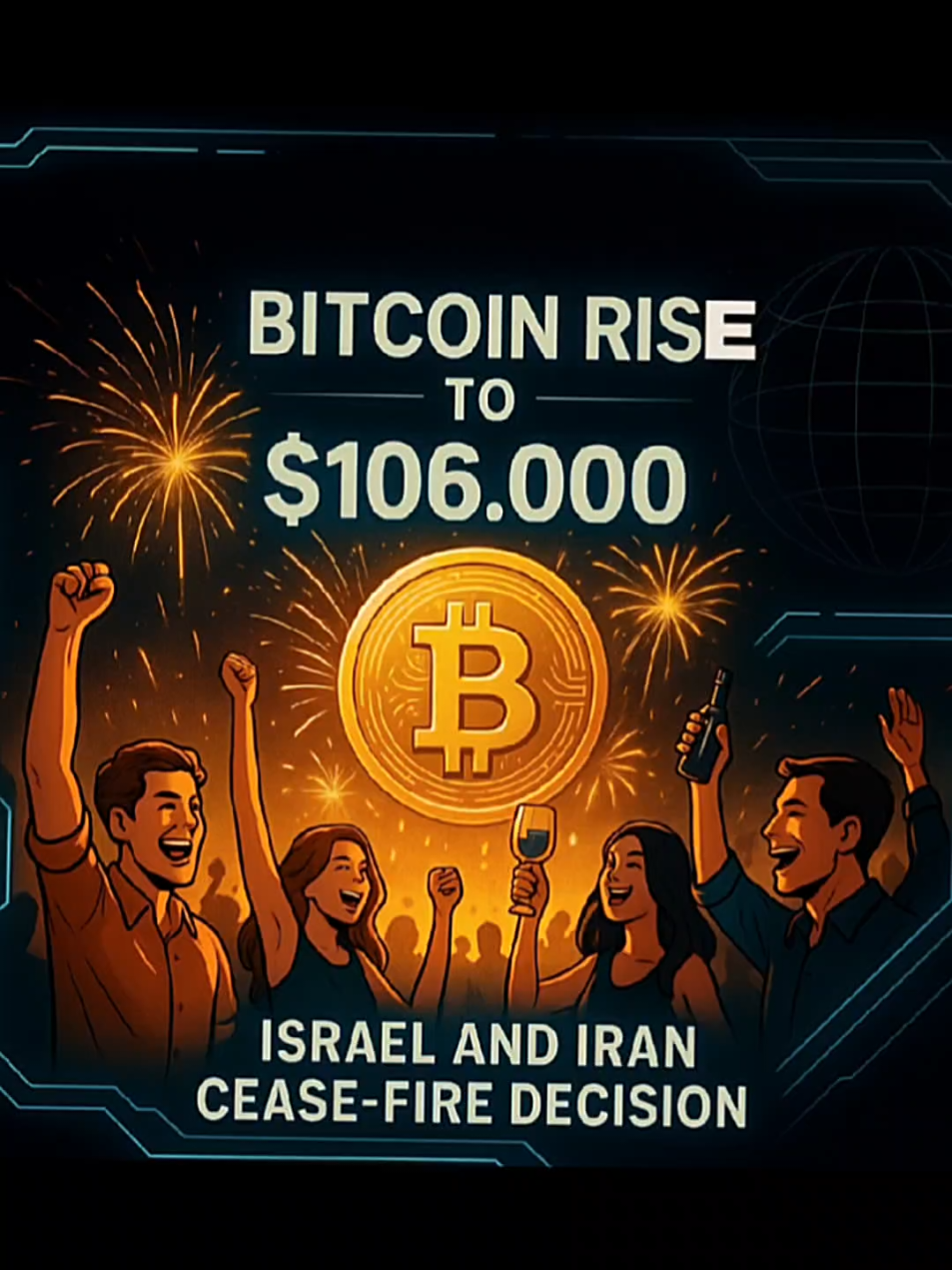 Udah Damai Ges  #tanicryptoindonesia #bitcoin #cryptonews #ceasefire #america #iran #israel 