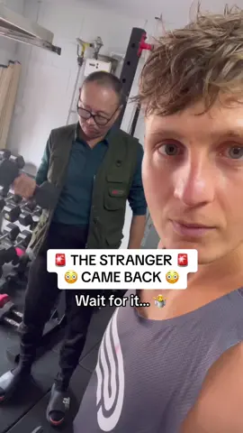 The Outcome⁉️ PART 2… 🚨 He returned. Turns out… just a calm, kind, curious man from Shanghai — intrigued by my workout. Thousands of comments on what I should have done. “Shut the door.” “Call the police.” “Attack.” But things aren’t always what they seem. I chose calm. I chose kindness. And it led to understanding, not fear. What would you have done? #fyp #foryou #foryoupage #trend #trending  