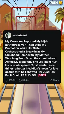 My Coworker Reported My Hijab as“Aggressive,” Then Stole My Promotion While Her Sister Orchestrated a Break-in at My Childhood Home.with My Mother Watching From Down the street.when l Asked My Mom Why she Let Them Hurt Us, she whispered,“!just wanted nice things, a better life.l didn't mean for it to go this far.” So l showed Her Just How Far It Could REALLY GO.