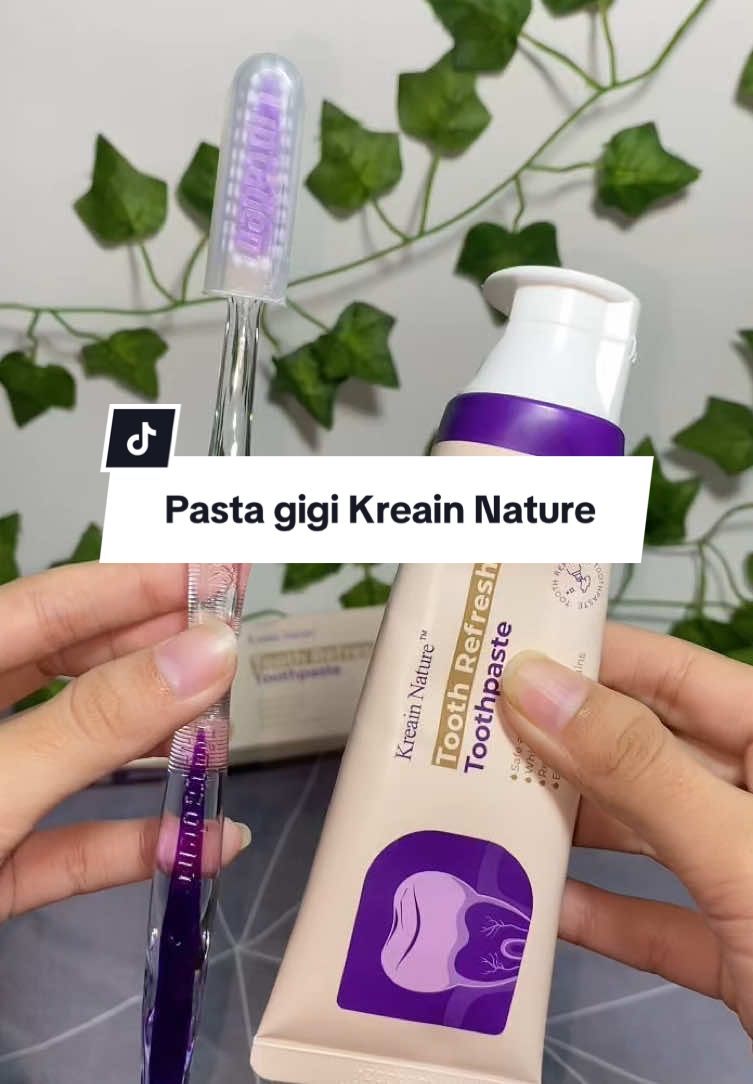 Jadi aman minum air dingin😍 #kreain #kreainnature #pastagigi #pastagigipemutih #pastagigiviral #fyp #satukontentiaphari #30harireviewproduk 