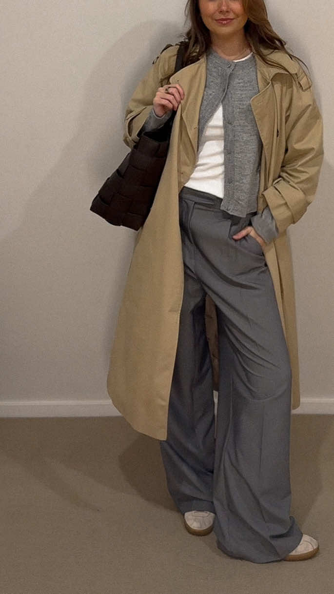 Layering for the cold: winter workwear edition  🩶🧦❄️🌨️ #WorkOOTD #MelbourneStyle #CapsuleWardrobe #WinterFashion #outfitideas  #WorkwearInspo #OfficeStyle #MinimalStyle 