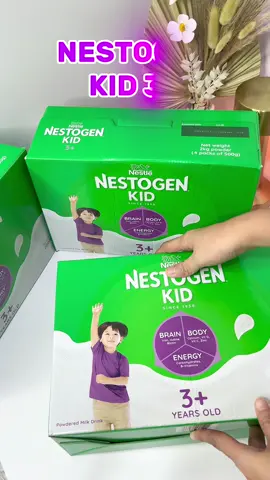 NESTOGEN 3 PLUS is a powdered milk drink specifically formulated for children aged 3 years and older. It is designed to provide essential nutrients that support brain development, body growth, immunity, and energy. NESTOGEN 3 PLUS is an age-appropriate milk supplement from Nestlé.  NESTOGEN 3 PLUS contains a variety of vitamins and minerals, including: Vitamins: A, D, E, K, C, B1, B2, B6, B12, Niacin, Folic Acid. Minerals: Calcium, Phosphorus, Iron, Zinc, Selenium, Magnesium.  In addition to these, NESTOGEN 3 PLUS also contains:  Protein: An essential building block for growth and development.  DHA: A type of omega-3 fatty acid that may support brain development.  Probiotics: Such as L. COMFORTIS®, which may help with digestive health.  NESTOGEN 3 PLUS is designed to be a part of a balanced diet and healthy lifestyle for children above 3 years old
