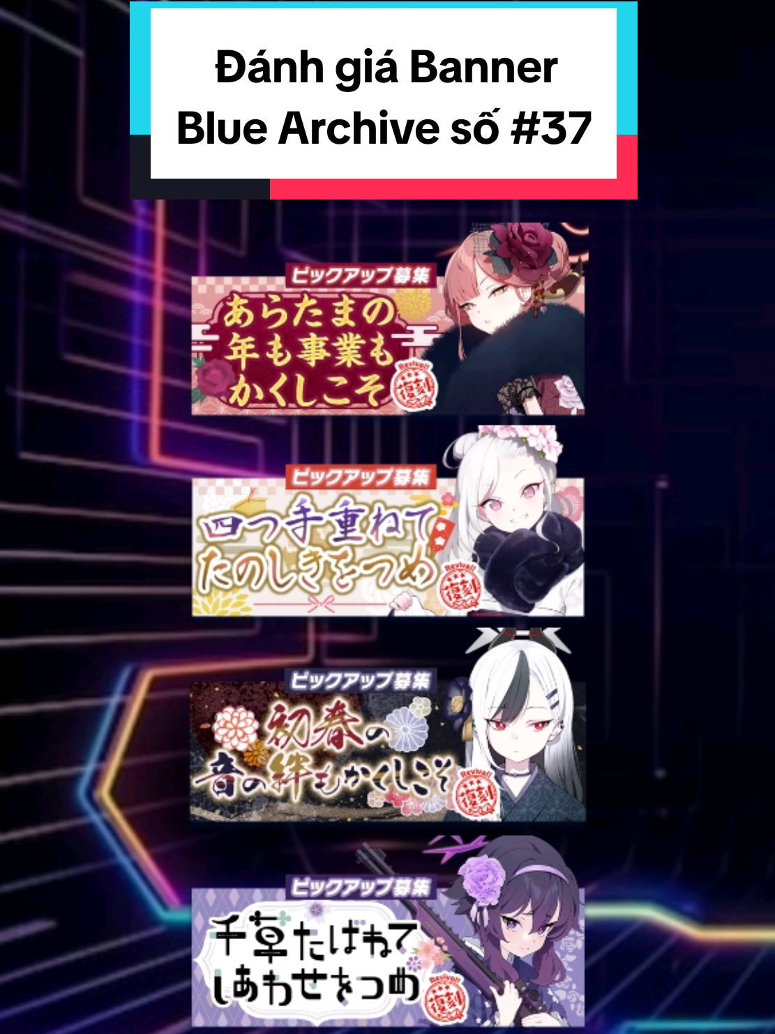 Đánh giá Banner Blue Archive global số thứ 37. Do canh lấy tư liệu của chính chủ phở bò nên video ra muộn 1 chút xíu 🫠 #bluearchive #bluearchiveglobal #bluearchiveindonesia #game 