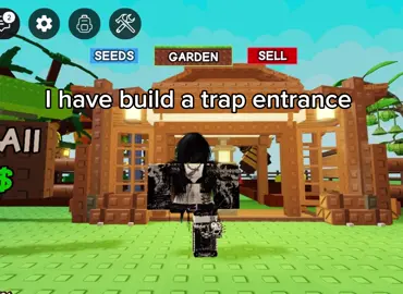 Trap Entrance in grow a garden 😭 My Avatar 🖤⛓️💀 my personality 🎀🌷🐈 #roblox #growagarden #xbcyza #trap #prank #growagarden🥒🌶🍅 #robloxgrowagarden #trend #growagardentrend 
