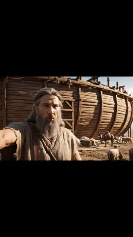 así se construyo el arca de Noé #biblia #noeshumor #arcadenoe #ia #videoviral #viral_video #capcut #videosnapchallenge #callofduty 