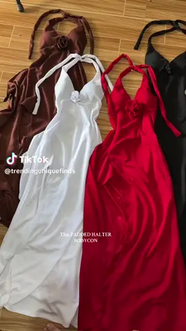 BACKLESS WITH SLIT PADDED DRESS #dress #fypシ  #OOTD  #backlessdress  #dress 