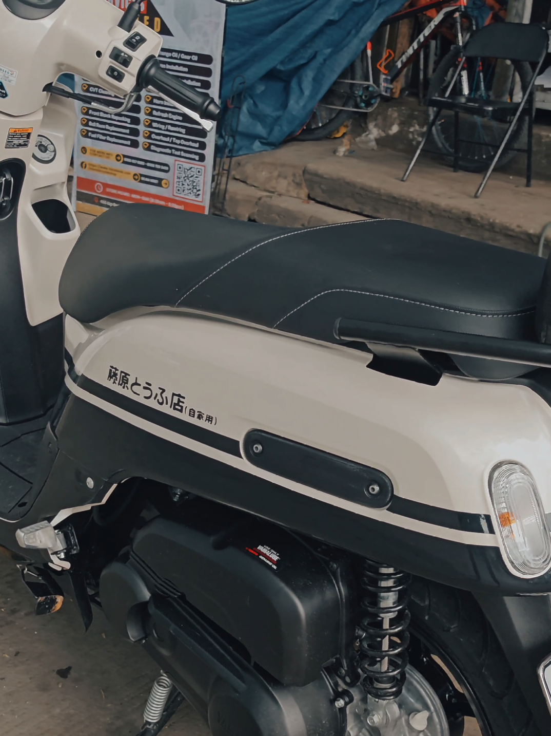 Yamaha FAZZIO Inital D Decals! #fyp #foryou #moto #stickers #motorcyclesticker #trending #CapCut #keepyouonthestreets #fazzio #initiald 