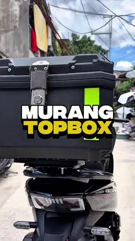 MURANG TOPBOX FOR MOTORCYCLE RIDER 45L CAPACITY . MOTOR TOP BOX GIVI BOX