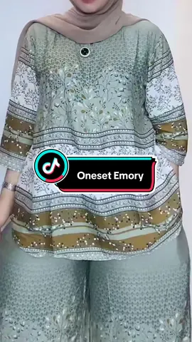 Emory Setelan Celana Kulot Panjang Lengan 7/8 #oneset #setelankulot #setelanwanita #onesetmurah #jumbo 