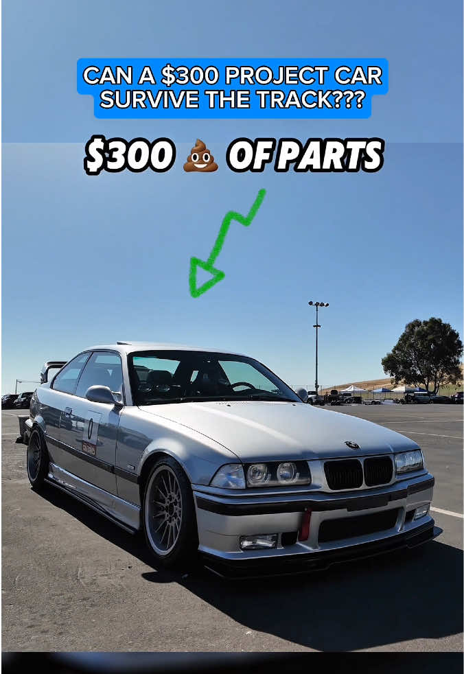 The final test is here… Will my $300 project car survive its first track day? And more importantly… did all the mods we did make a difference? #e36 #trackcar #thunderhill #chrysgaines #carrestoration #tuningcar #tiktokautocampaign