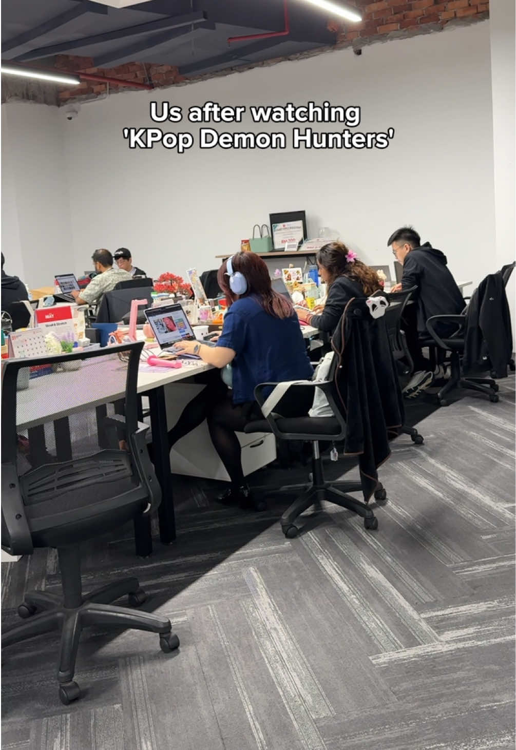 Tbh, if the Saja boys were real, our souls would be the first to go 😩🤚🏼 Have y’all watched ‘Kpop Demon Hunters’? 👀 #SAYScomel 