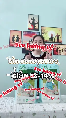 Bỉm momo nature phiên bản cải tiến lại giảm rồi ạ #mecuakhoai16 #shopnhakhoai1 #xuhuong #mevabe #bimchobe #bimmomonature #momonature #motaro 