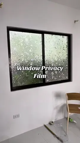 No more silip sa labas ng bahay. Waterbase sticker lang po yan. #windowprivacyfilm #windowsticker #windowfilm #homedecor 