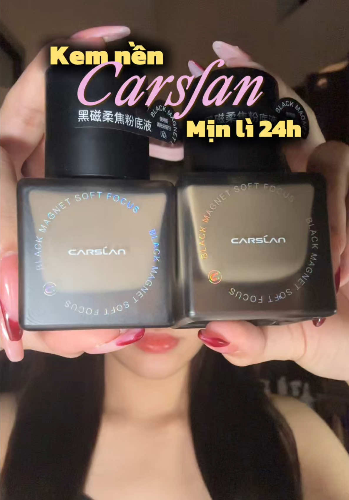 Kem nền mịn lì 24h Carslan 🥰🥰 #kemnenminli #carslan #makeup #goclamdep #review #xuhuong 