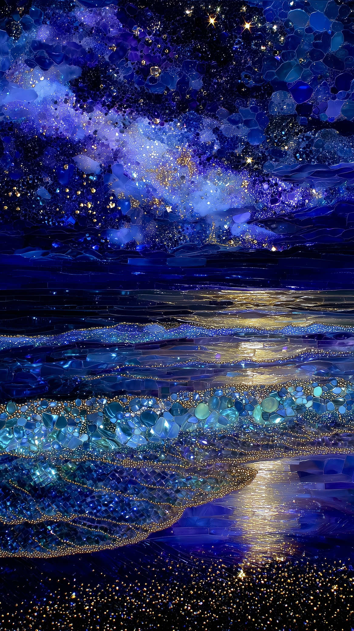 A Journey Through Mosaic Dreams #aiart #幻想的 #癒し #モザイクアート 