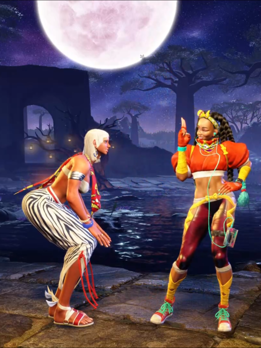 🎶 Elena 🎶 and 🎀 Kimberly 🎀 These gorgeous divas are one of my favourites in the Street Fighter franchise! 🤍♥️ Now they're together in one game! ✨ #elenastreetfighter #kimberlystreetfighter6 #StreetFighter6 #sf6 #streetfighter 