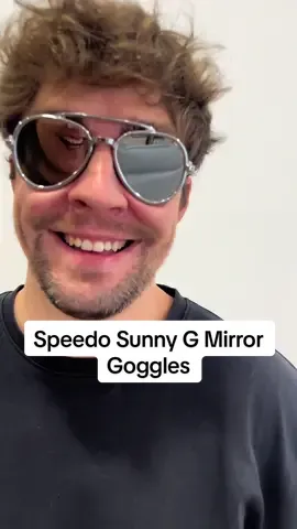 We got hold of the new Speedo Sunny G Mirror Goggles 🥽  They look and feel so GOOD!! This is your sign to go buy 🛍️  @Speedo USA @Speedo