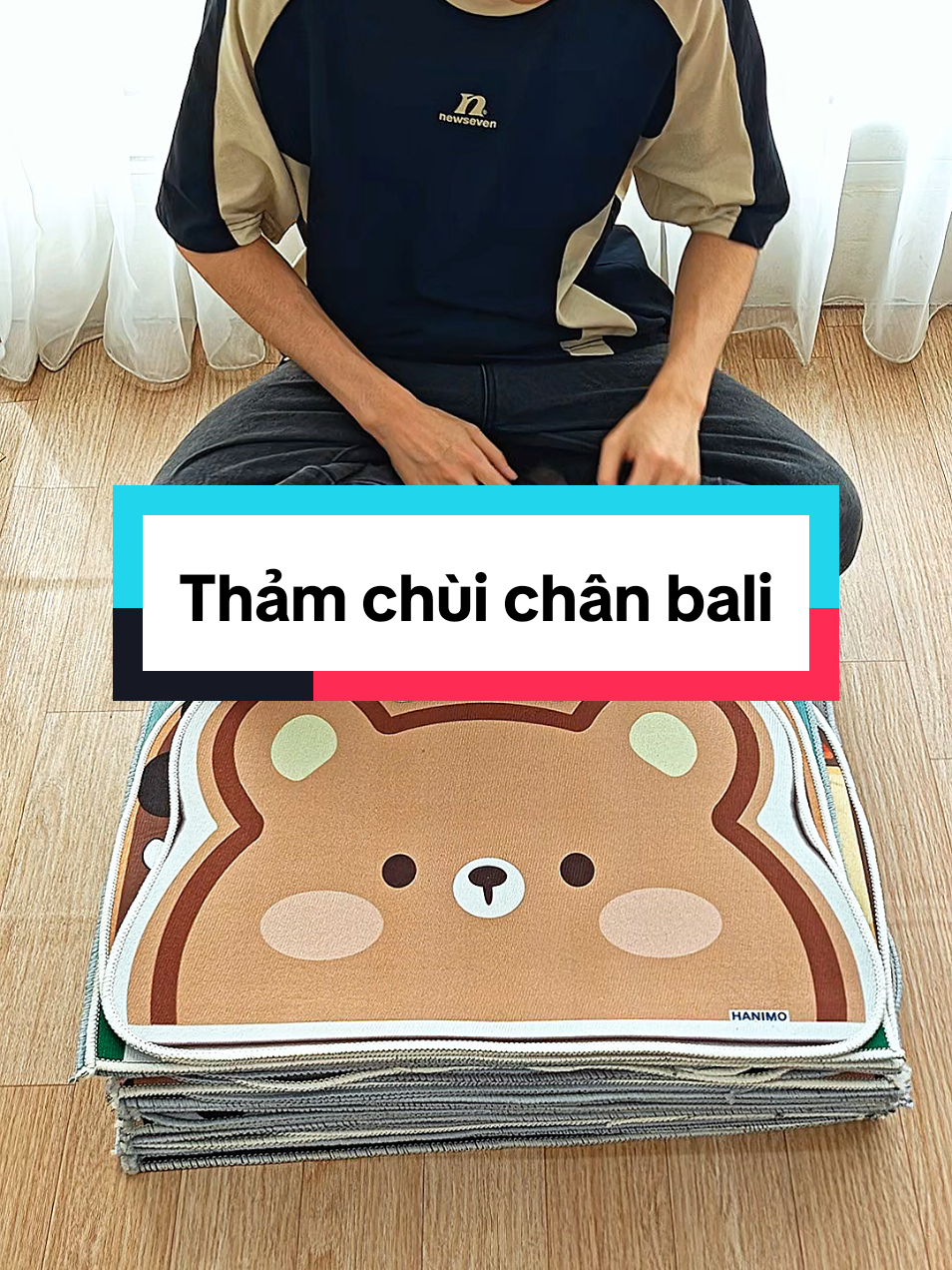 Thảm chùi chân bali hình con vật, hoa lá, trái cây,... #hungchieu #kimhue #capypara #thamhutnuoc #xuhuong #tiktok #viral #viralvideo 