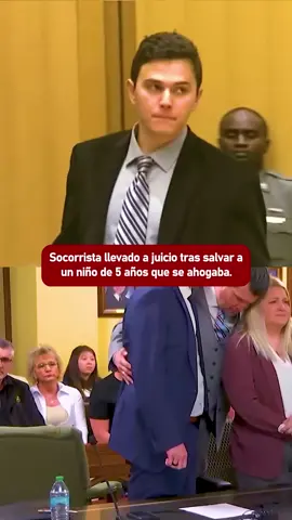 Un socorrista terminó en prisión tras salvar a un niño de 5 años que se ahogaba, porque los padres llamaron a la policía.#fypシ゚ #tiktok #crime #court #prison #spanglish #tribunal #crimen 