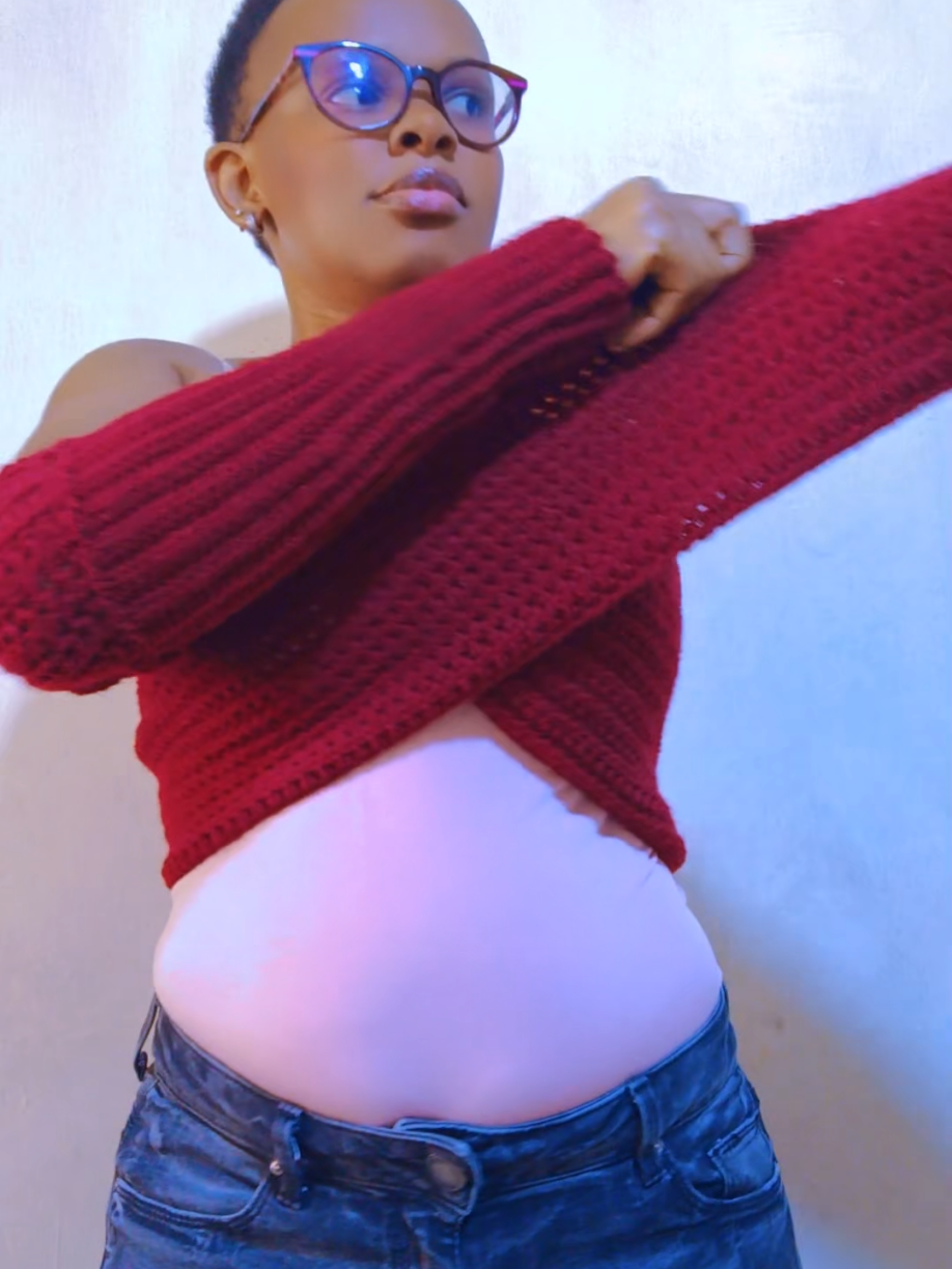 How to style a simple classy top from a crochet sleeved scarf. #creatorsearchinsights #evawacrochets  #crochet , #tutorial , #DIY , #handmade , #crochettop 