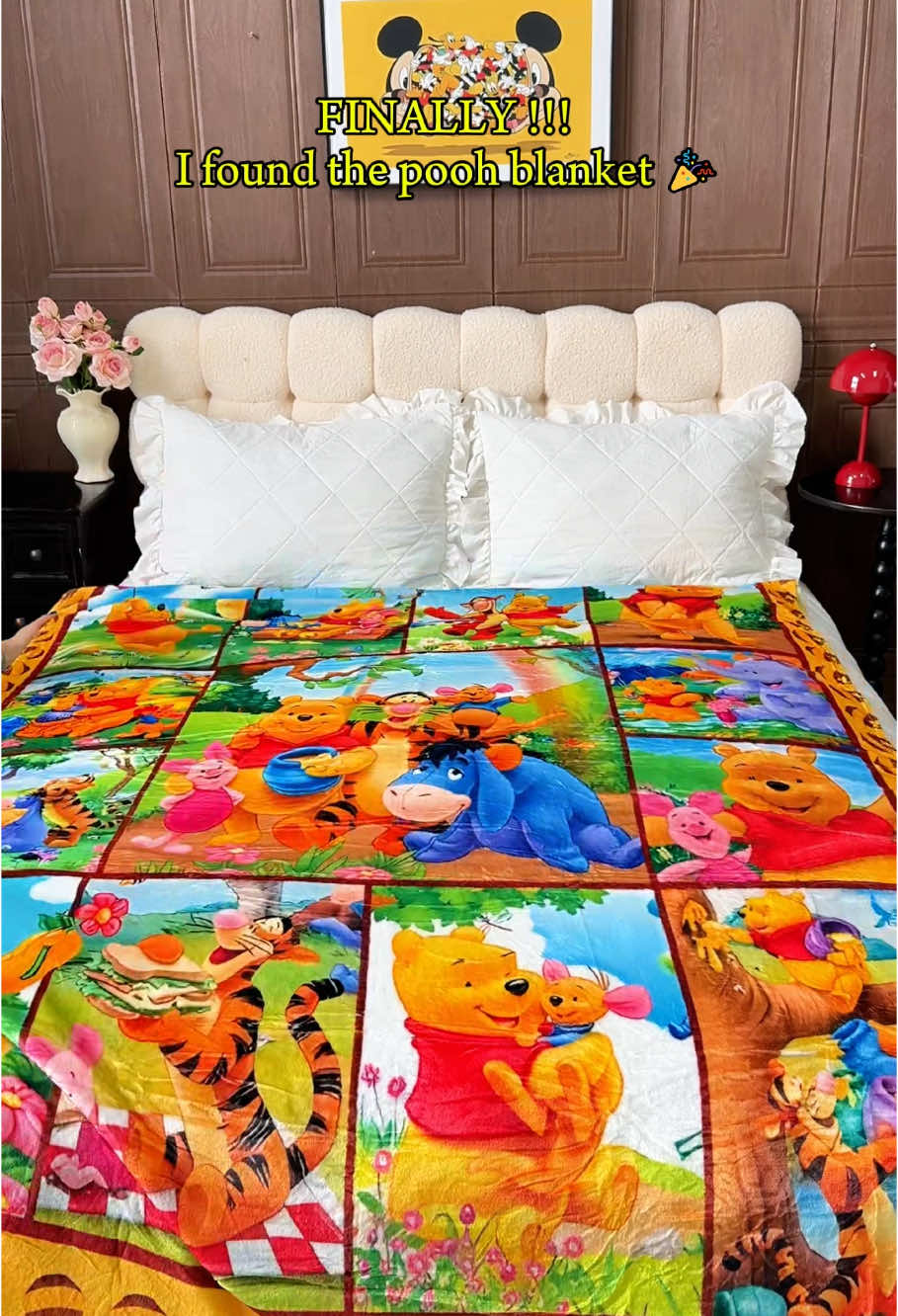 Finally got my hands on it ✨ #dealsforyoudays#spotlightfinds #LoveMyHome  #pooh #winniethepooh #winniethepoohblanket #thefathersday #LoveMyHome #blanket #TikTokShopSummerTurnUp #FathersDayGift #TikTokShopMemorialDay#FYP #SoftBlanket #BedroomEssentials #CouchBlanket #TravelBlanket #OversizedBlanket