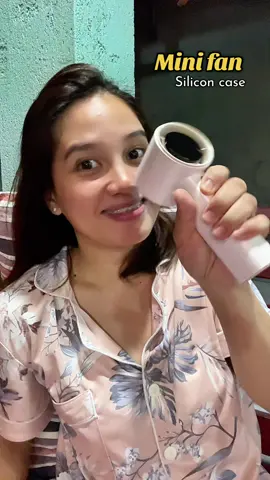You cannot go wrong having silicon cover on your mini fan. #musthave #minifan #siliconcase #portablefan 