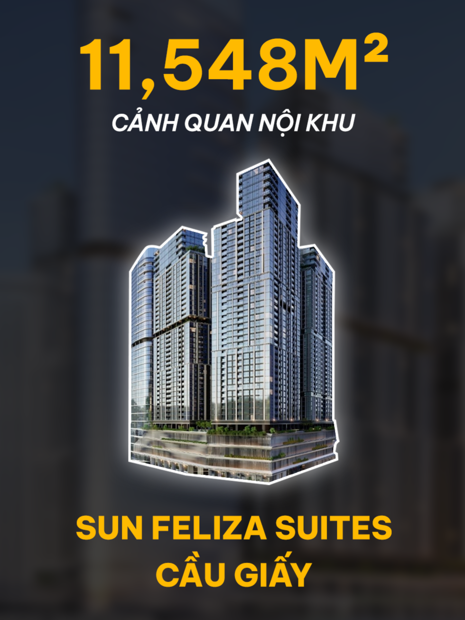 2,5ha - 11,548m2 là cảnh quan nội khu - điều này có gì đặc biệt tại Sun Feliza Suites Cầu Giấy? #sunfelizasuites #suncaugiay #sungroup #caugiay #hanoi #bds #batdongsan #batdongsan2025 #skyrealty #skyrealtynews