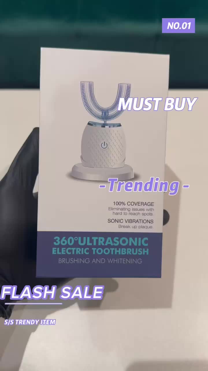 360° Ultrasonic U-Shaped Electric Toothbrush for Adults, Automatic Hands-Free Sonic Toothbrush with 4 Modes, LED Whitening, Rechargeable, Waterproof, Wireless Charging, 45s Fast Clean #ElectricToothbrush #UShapedToothbrush #360Toothbrush #HandsFreeBrushing #UltrasonicToothbrush #SonicToothbrush #LEDWhiteningToothbrush #AutomaticToothbrush #TikTokMadeMeBuyIt #AmazonFinds #GadgetGoals #TechTok #SelfCareRoutine #LifeHack #OralCareHack #FutureOfBrushing #GadgetOfTheDay #DentalCare #WhiterTeeth #CleanTeethFast #ToothbrushUpgrade #QuickBrush #HealthySmile #TeethWhiteningAtHome #OralHygieneMatters #BrushSmarter #MorningRoutine #NightRoutine #BathroomGoals #AestheticGadgets #WellnessTech #BeautyRoutine #GlowUpTools
