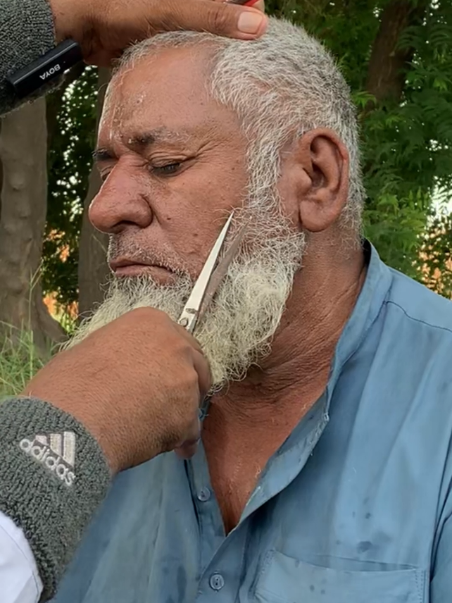 [Part 719] Full Video on YouTube! . #asmr #asmrbroz #asmrshaving #barbershop #barber #asmrshaving #asmrbarber #haircutasmr #shavingasmr #asmrcutting #asmrrealbarber #cuttingasmr #mamashafiquebarber 