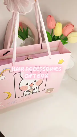 Hair accessories gift box for your baby girl 👧 gandaaa 🎀🌷 pwede din pang gift 🎁 #hairaccessories #kidshairaccessories #giftbox 